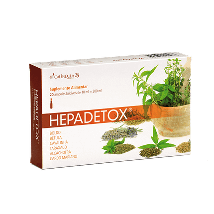 HepaDetox Ampolas, suplemento alimentar