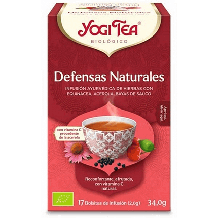 Infusão Defesas naturais, biológica, sem glúten, vegan
