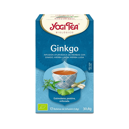 Infusão Ginkgo, biológico, sem glúten, vegan