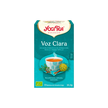 Infusão Voz Saudável, biológica, sem glúten, vegan