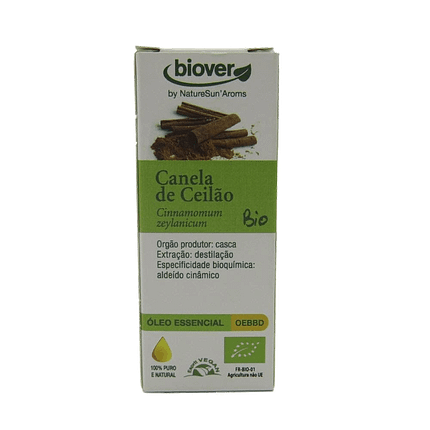 Óleo Essencial Canela de Ceilão, biológico, vegan
