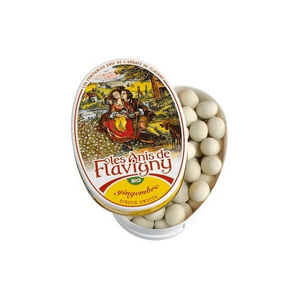 Rebuçados Anis Flavigny Gengibre, biológicos