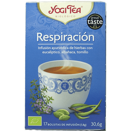 Infusão Respiração, biológico, sem glúten, vegan