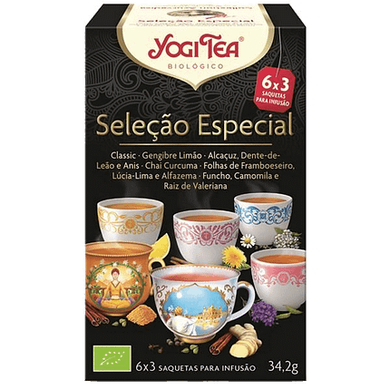 Seleção Infusões, biológica, sem glúten, vegan