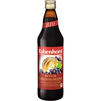 Sumo de Uva Vermelha Bio com Ferro, biológico, vegan