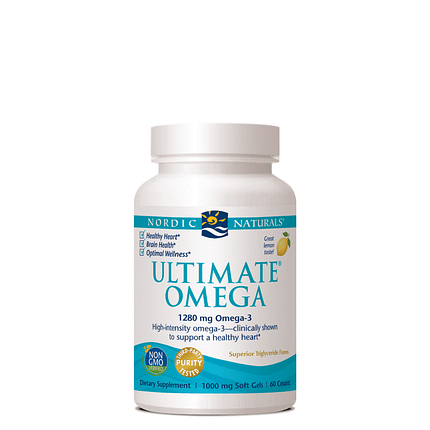 Ultimate Omega cápsulas, suplemento alimentar sem glúten