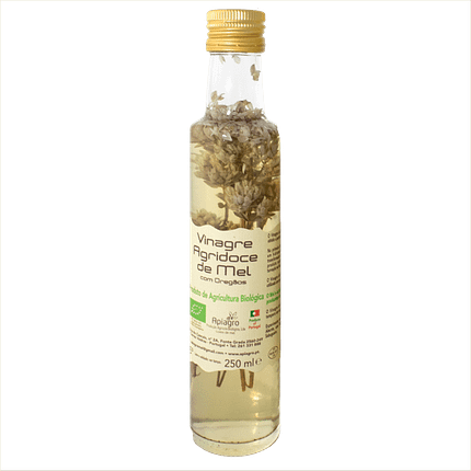 Vinagre Agridoce de Mel com Oregãos, biológico
