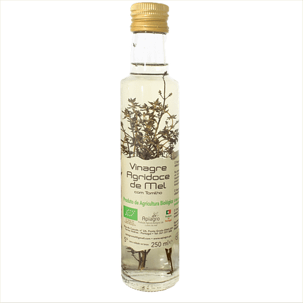 Vinagre Agridoce de Mel com Tomilho, biológico