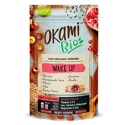 Wake Up, biológico, sem glúten, sem lactose, vegan