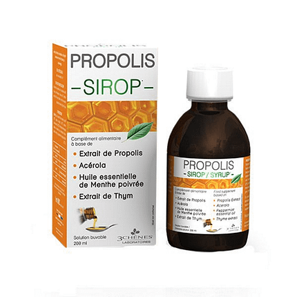 Xarope de Própolis, suplemento alimentar