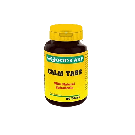 Calm Tabs, suplemento alimentar sem açúcar, sem glúten, sem lactose