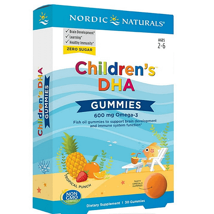 Children's DHA Gomas, suplemento alimentar