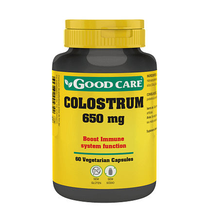 Colostrum, suplemento alimentar sem glúten