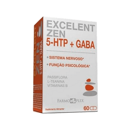 Excelent Zen 5-HTP + GABA, suplemento alimentar