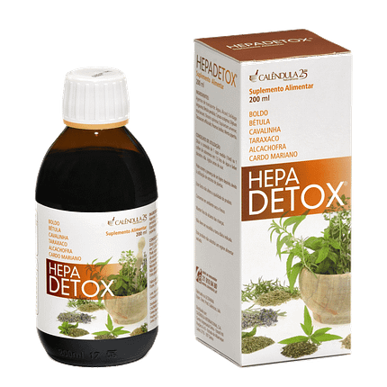 HepaDetox Xarope, suplemento alimentar