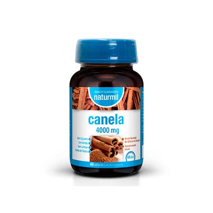 Canela 4000 mg Suplemento Alimentar Naturmil Sistema Disgestivo Antioxidante