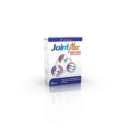 Jointflex Mov Plus, suplemento alimentar sem açúcar, sem glúten, sem lactose, sem soja