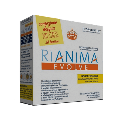 Riamina Evolve Saquetas, suplemento alimentar sem glúten, sem lactose, vegan