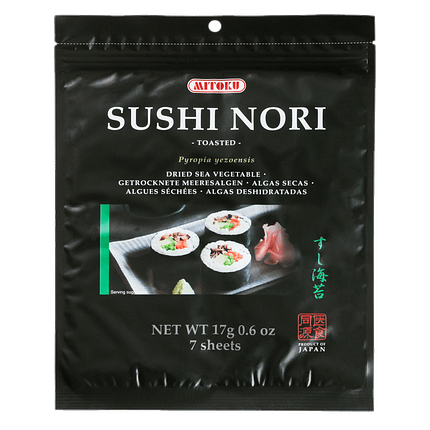Alga Sushi-Nori 7 Folhas Tostada