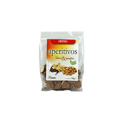 Amêndoas com Tamari e Gengibre, biológicas