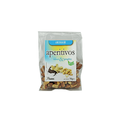 Amendoim com Tamari e Gengibre (com Pele), biológico