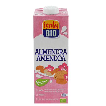Bebida de Amêndoa com Agave, biológica, sem glúten