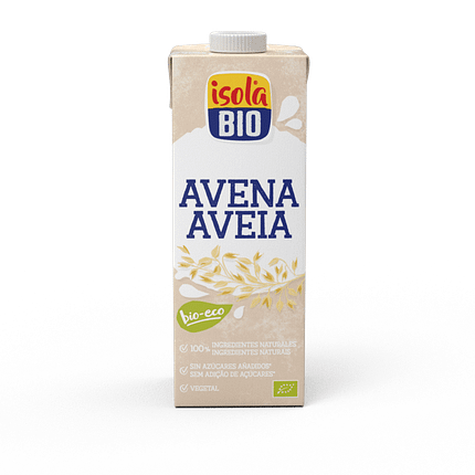 Bebida de Aveia, biológica, sem glúten