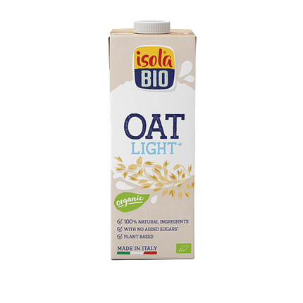 Bebida de Aveia Light, biológico, sem açúcar, sem glúten