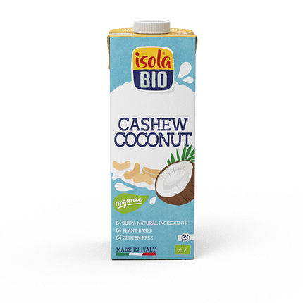 Bebida de Caju e Coco, biológico, sem glúten