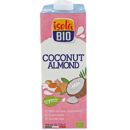 Bebida de Coco com Amêndoa, biológico, sem glúten