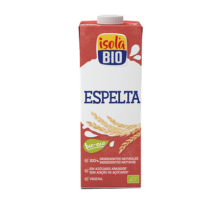 Bebida de Espelta, biológica, sem açúcar
