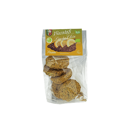Biscoitos de Limão e Chia, biológicos
