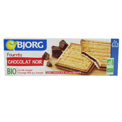 Biscoitos de Chocolate Preto, biológicos