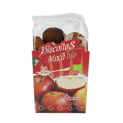 Biscoitos de Maçã, com ingredientes biológicos