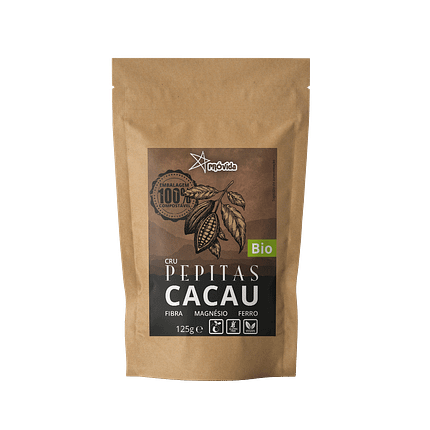 Cacau Pepitas (Cru), biológico, sem glúten, vegan