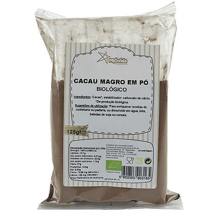 Cacau em Pó Magro, biológico