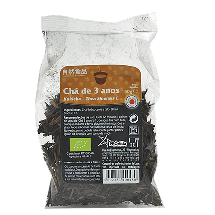 Chá 3 Anos Kukicha, biológico