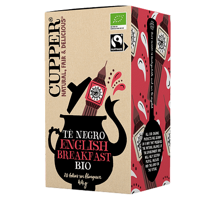 Chá English Breakfast, para infusão, biológico