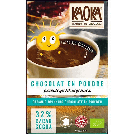 Chocolate em Pó Bio, com ingredientes biológicos