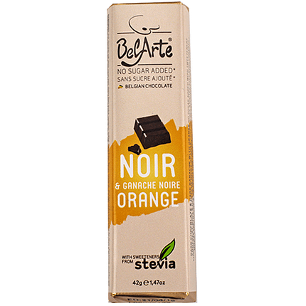 Chocolate Preto e Laranja, sem açúcar