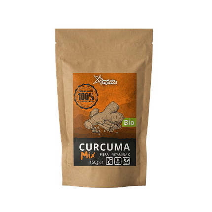 Curcuma Mix, biológico, sem glúten, vegan