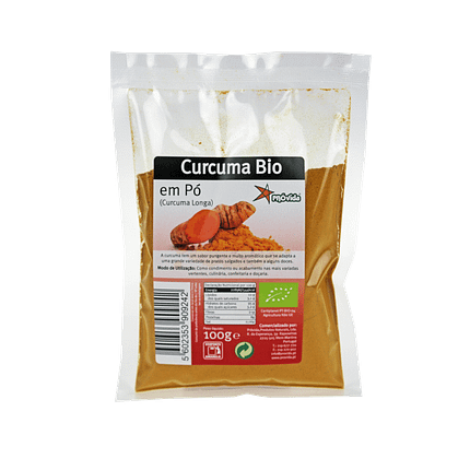 Curcuma em Pó, biológica