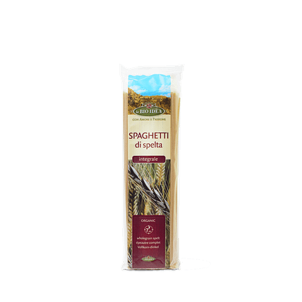 Esparguete 100% Espelta Integral, biológico