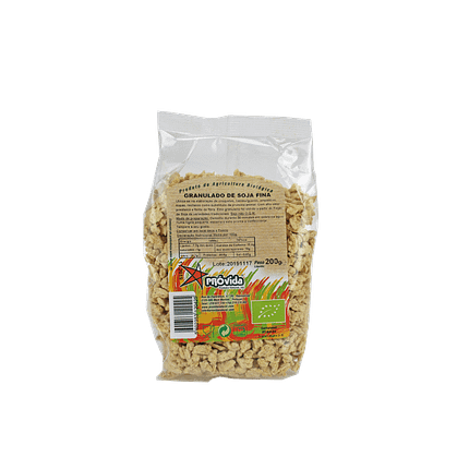 Granulado de Soja Fina Bio, origem biológica