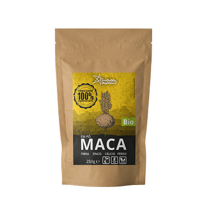 Maca em Pó, biológico, sem glúten, vegan