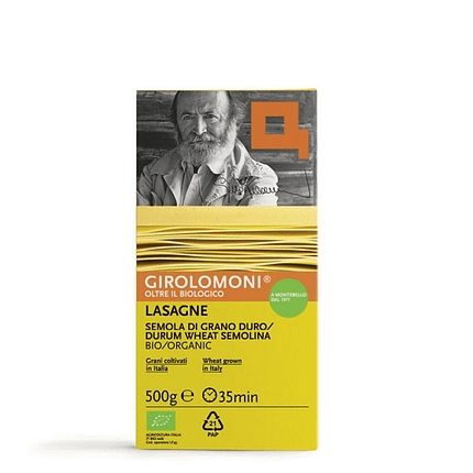 Massa Lasanha Sêmola Trigo Duro, biológica