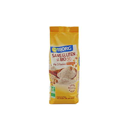 Mix 3 Farinhas, biológico, sem glúten