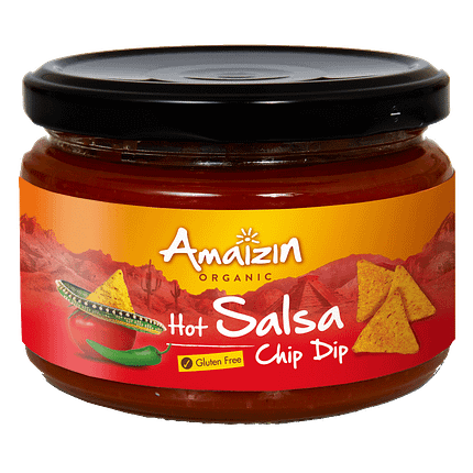 Molho Hot Salsa, biológico, sem glúten