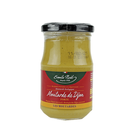 Mostarda Dijon Forte, com ingredientes biológicos