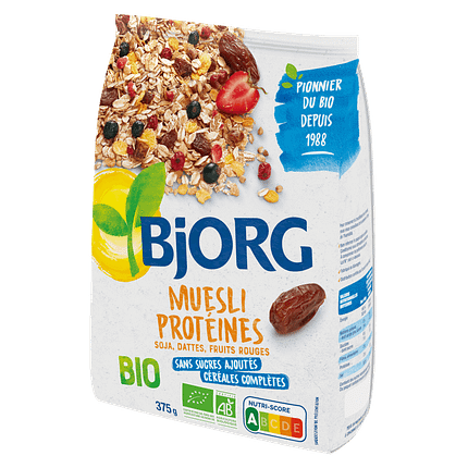 Muesli Proteína, com ingredientes biológicos